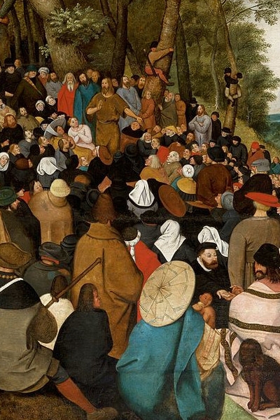 "John the Baptist Preaching" by Pieter Brueghel