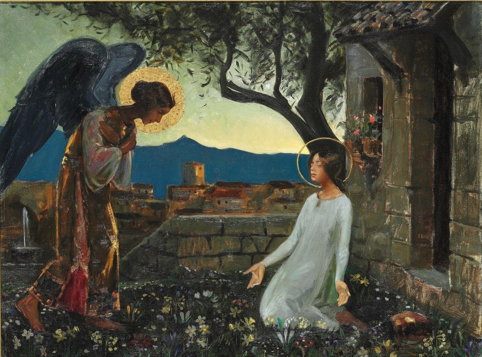 The Annunciation of the Virgin Mary by Harald Slott Moeller